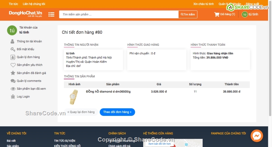 Web đồng hồ,đồ án tốt nghiệp,Đồ án,Báo cáo đồ án,code đồ án,Laravel